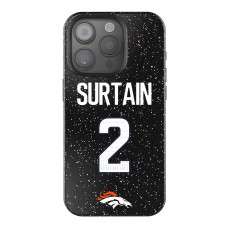 Denver Broncos Patrick Surtain Keyscaper Black Bling iPhone Case Denver Broncos Patrick Surtain Keyscaper Black Bling iPhone Case