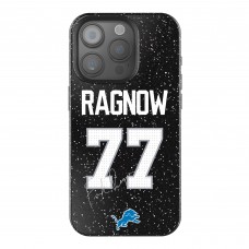 Detroit Lions Frank Ragnow Keyscaper Black Bling iPhone Case