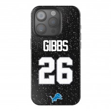 Detroit Lions Jahmyr Gibbs Keyscaper Black Bling iPhone Case
