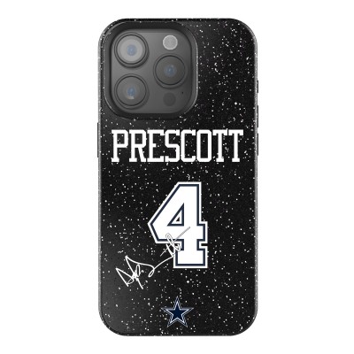 Dallas Cowboys Dak Prescott Keyscaper Black Bling iPhone Case