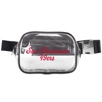 San Francisco 49ers Clear Belt Bag