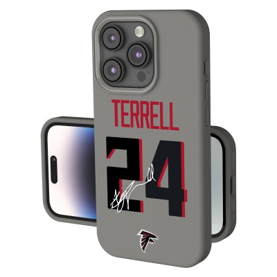 Atlanta Falcons A.J. Terrell Keyscaper Gray Ready Soft Touch iPhone Case