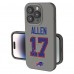 Buffalo Bills Josh Allen Keyscaper Gray Ready Soft Touch iPhone Case