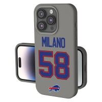 Buffalo Bills Matt Milano Keyscaper Gray Ready Soft Touch iPhone Case