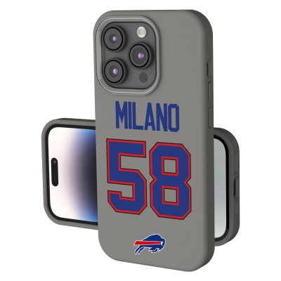 Buffalo Bills Matt Milano Keyscaper Gray Ready Soft Touch iPhone Case