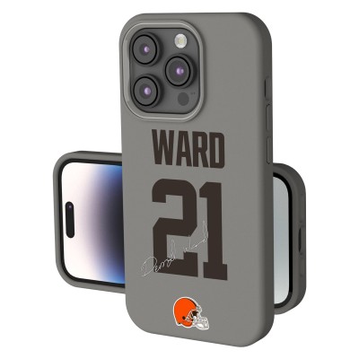 Cleveland Browns Denzel Ward Keyscaper Gray Ready Soft Touch iPhone Case