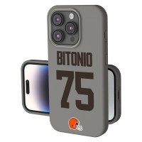 Cleveland Browns Joel Bitonio Keyscaper Gray Ready Soft Touch iPhone Case