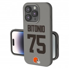 Cleveland Browns Joel Bitonio Keyscaper Gray Ready Soft Touch iPhone Case
