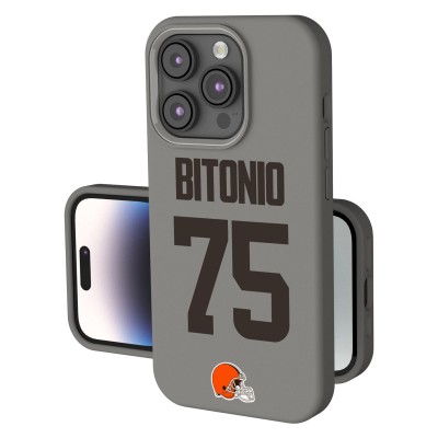 Cleveland Browns Joel Bitonio Keyscaper Gray Ready Soft Touch iPhone Case