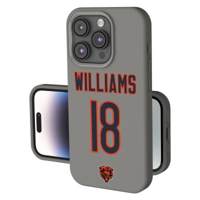 Chicago Bears Caleb Williams Keyscaper Gray Ready Soft Touch iPhone Case