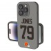 Cleveland Browns Dawand Jones Keyscaper Gray Ready Soft Touch iPhone Case