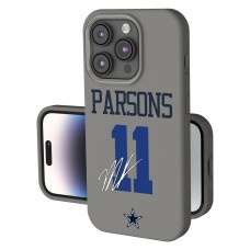 Dallas Cowboys Micah Parsons Keyscaper Gray Ready Soft Touch iPhone Case
