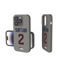 Denver Broncos Patrick Surtain Keyscaper Gray Ready Soft Touch iPhone Case