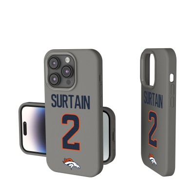 Denver Broncos Patrick Surtain Keyscaper Gray Ready Soft Touch iPhone Case