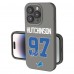 Detroit Lions Aidan Hutchinson Keyscaper Gray Ready Soft Touch iPhone Case