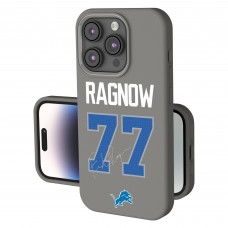 Detroit Lions Frank Ragnow Keyscaper Gray Ready Soft Touch iPhone Case