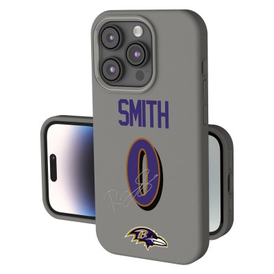 Baltimore Ravens Roquan Smith Keyscaper Gray Ready Soft Touch iPhone Case