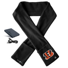 Шарф Cincinnati Bengals ActionHeat Black 5V Battery Heated Шарф Cincinnati Bengals ActionHeat Black 5V Battery Heated