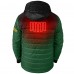 Куртка Green Bay Packers ActionHeat 5V Battery Heated Insulated Puffer - Green