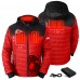 Kansas City Chiefs ActionHeat Red 5V Battery Heated Insulated Puffer Full-Zip Hoodie Jacket