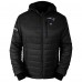 New England Patriots ActionHeat Black 5V Battery Heated Insulated Puffer Full-Zip Hoodie Jacket