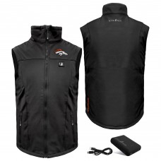 Denver Broncos ActionHeat Black 5V Softshell Battery Heated Full-Zip Vest