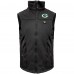 Green Bay Packers ActionHeat Black 5V Softshell Battery Heated Full-Zip Vest