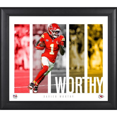 Xavier Worthy Kansas City Chiefs Authentic Framed 15 x 17 Player Panel Collage