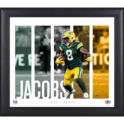 Josh Jacobs Green Bay Packers Fanatics Authentic Framed 15 x 17 Player Panel Collage