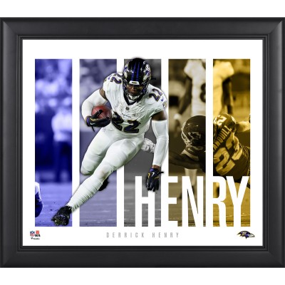 Derrick Henry Baltimore Ravens Fanatics Authentic Framed 15 x 17 Player Panel Collage