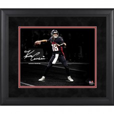 Kirk Cousins Atlanta Falcons Facsimile Signature Fanatics Authentic Framed 11 x 14 Photograph