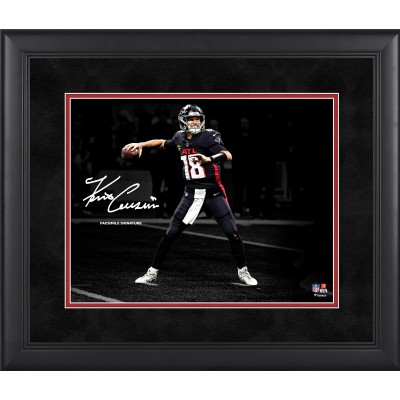 Kirk Cousins Atlanta Falcons Facsimile Signature Fanatics Authentic Framed 11 x 14 Photograph