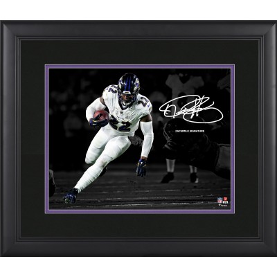 Derrick Henry Baltimore Ravens Facsimile Signature Fanatics Authentic Framed 11 x 14 Photograph
