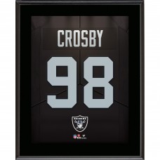 Maxx Crosby Las Vegas Raiders Fanatics Authentic 10.5 x 13 Jersey Number Sublimated Player Plaque