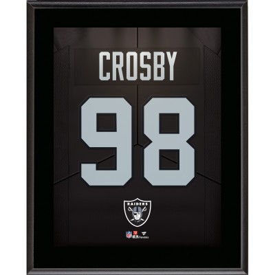 Maxx Crosby Las Vegas Raiders Fanatics Authentic 10.5 x 13 Jersey Number Sublimated Player Plaque