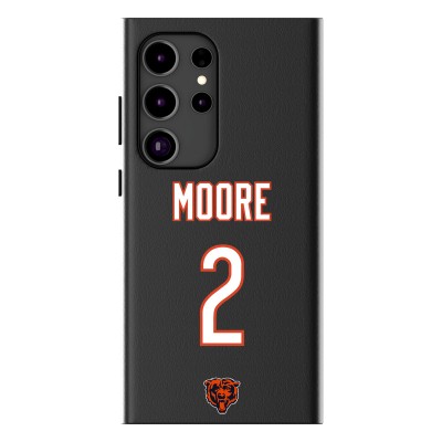 Chicago Bears D.J. Moore Keyscaper Black Galaxy Magnetic Bump Case