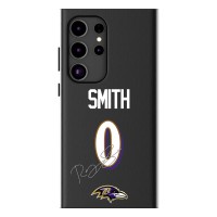 Baltimore Ravens Roquan Smith Keyscaper Black Galaxy Magnetic Bump Case
