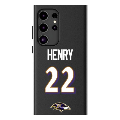 Baltimore Ravens Derrick Henry Keyscaper Black Galaxy Magnetic Bump Case