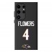 Baltimore Ravens Zay Flowers Keyscaper Black Galaxy Magnetic Bump Case