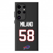 Buffalo Bills Matt Milano Keyscaper Black Galaxy Magnetic Bump Case