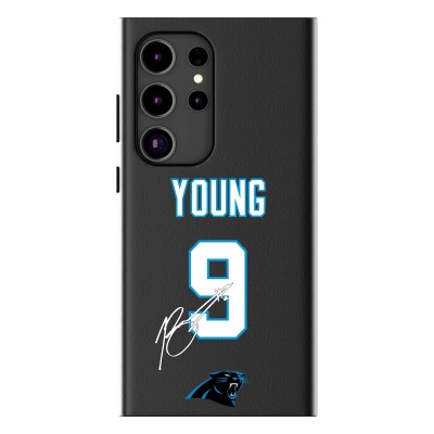 Carolina Panthers Bryce Young Keyscaper Black Galaxy Magnetic Bump Case