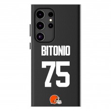 Cleveland Browns Joel Bitonio Keyscaper Black Galaxy Magnetic Bump Case