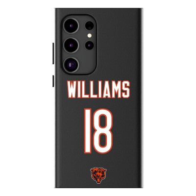 Chicago Bears Caleb Williams Keyscaper Black Galaxy Magnetic Bump Case