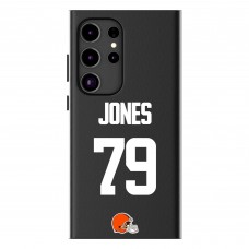 Cleveland Browns Dawand Jones Keyscaper Black Galaxy Magnetic Bump Case