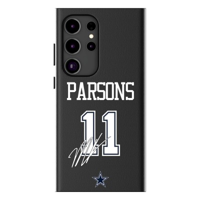 Dallas Cowboys Micah Parsons Keyscaper Black Galaxy Magnetic Bump Case
