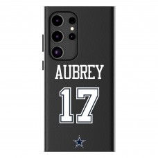 Dallas Cowboys Brandon Aubrey Keyscaper Black Galaxy Magnetic Bump Case