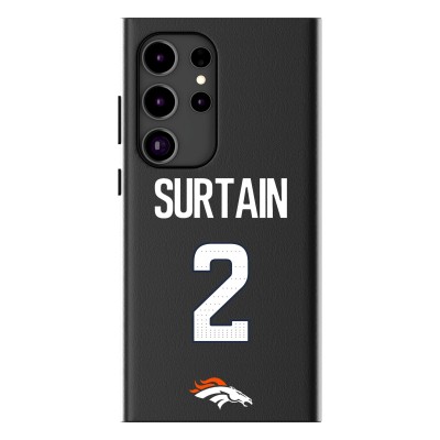 Denver Broncos Patrick Surtain Keyscaper Black Galaxy Magnetic Bump Case