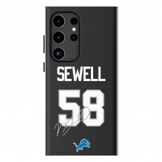 Detroit Lions Penei Sewell Keyscaper Black Galaxy Magnetic Bump Case
