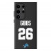Detroit Lions Jahmyr Gibbs Keyscaper Black Galaxy Magnetic Bump Case