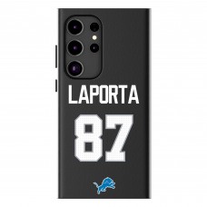 Detroit Lions Sam LaPorta Keyscaper Black Galaxy Magnetic Bump Case
